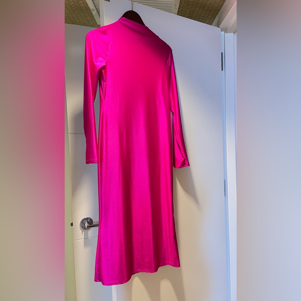 AKIRA Pink Long Sleeve Dress - Picture 11 of 15